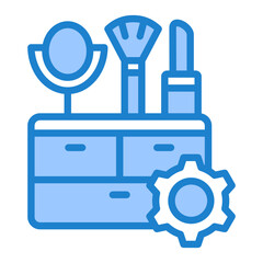 Obraz premium Makeup Organizer Icon