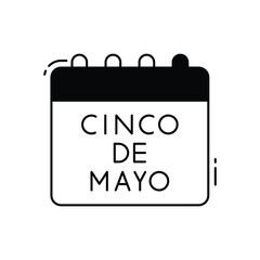 Cinco de mayo vector icon