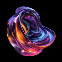 Fototapeta premium Organic Geometric Shapes 