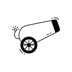 Cannon  vector icon