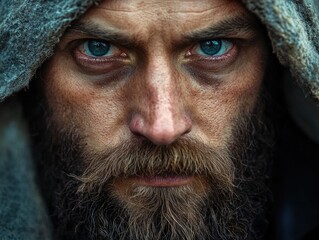 Obraz premium Person with hood