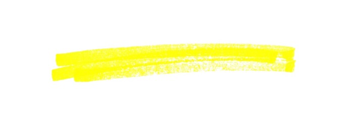 Stift Markierung in gelb zum Anstreichen