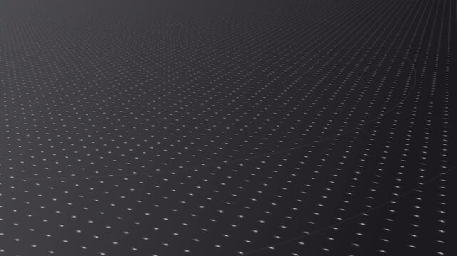 Abstract Dotted Grid Pattern with Dynamic Lines on Dark Background