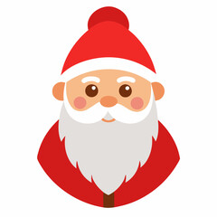Festive Santa Claus artwork for Christmas.