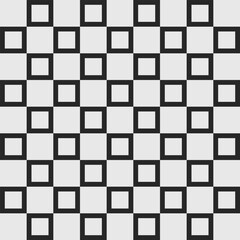 Modern black and white square pattern, forming a seamless grid for backgrounds, wallpapers, and design projects. High quality vector graphic