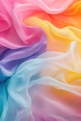 Obraz premium Multicolored Fabric Close-Up