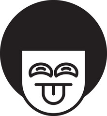 Cheeky Boy Face Emoji
