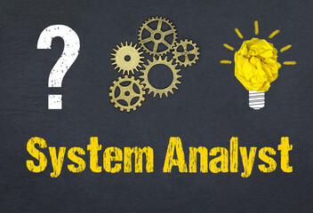 Obraz premium System Analyst 
