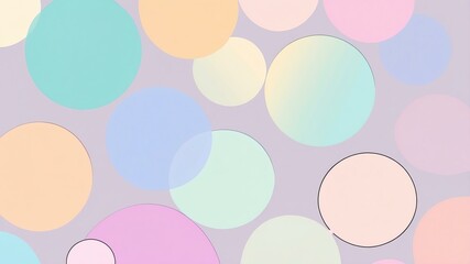 Abstract shade of gray circles on spectral color background
