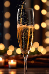 glasses of champagne