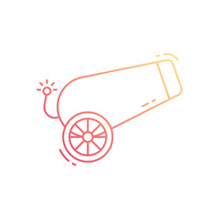Cannon  vector icon