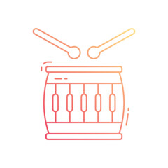 Drum vector icon