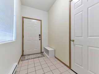 Modern residential front entrance interior