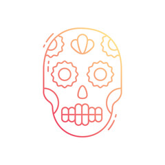   Skull vector icon