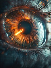 Fototapeta premium Digital Art Eye of Terror