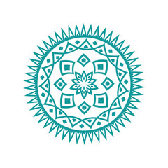 Outline Mandala for Coloring Book Page. Oriental Mandala vector. Mandala Coloring book line art vector illustration. 