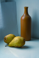  still life with pears on the window