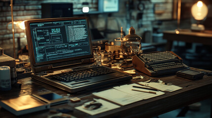 Software development for different devices. Process of optimization, debugging program or code for laptop, phone, tablet. Creation adaptive application on programming languages. computer technology.