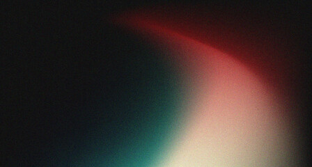 Abstract dark red green yellow gradient noise texture banner, grainy gradient background