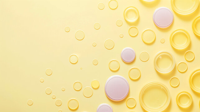 A simple pastel-themed scatter plot with coin icons on the points