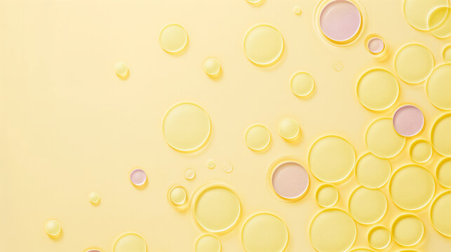 A simple pastel-themed scatter plot with coin icons on the points