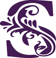 Alphabet art color signs letters design