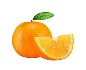 Tangerine  isolated clipping path