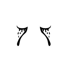 cartoon tear icon