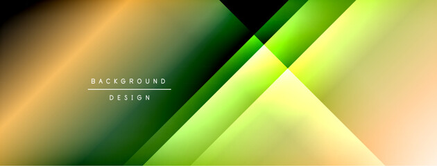 Colorful gradient with lines made of shadow and light. Creative background
