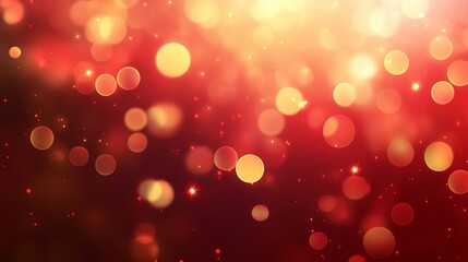 Red Bokeh Background Graphic Design