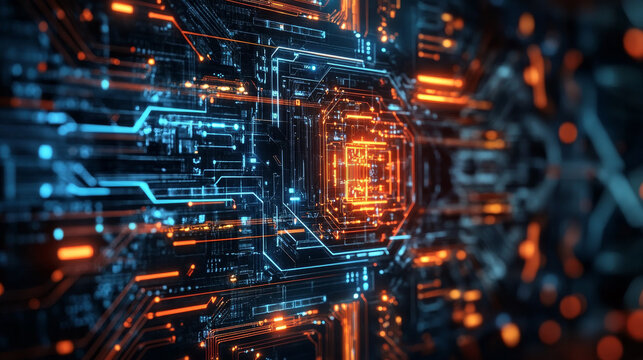 Software, web development, programming concept. Abstract Programming language and program code on screen laptop. Laptop and icons company network . Technology process of Software development