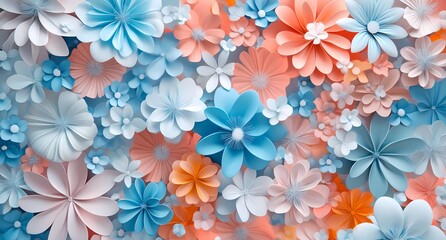 Fototapeta premium pattern with flowers