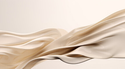 Beige Fluid Liquid Graphic Design Asset