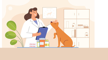 Pet Care Concept Illustration