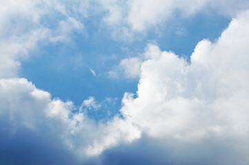 blue sky with clouds