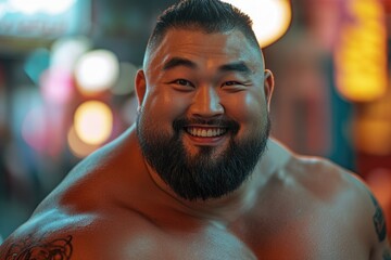 Man with beard and tattoo