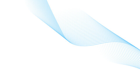 Abstract technology wave lines, frequency sound, data science, business wave line background. Abstract wavy element for design on transparent background isolated
