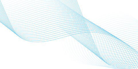 Abstract technology wave lines, frequency sound, data science, business wave line background. Abstract wavy element for design on transparent background isolated
