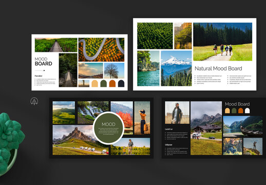Natural Mood Board Template