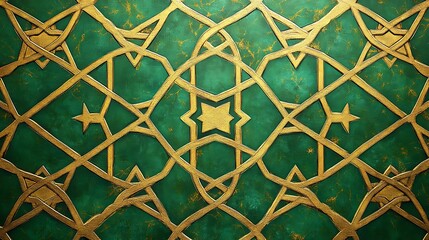 Fototapeta premium Elegant Ramadan Lanterns and Islamic Patterns - Festive Islamic Backgrounds