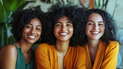 Fototapeta premium Women-only coworking spaces fostering creativity and support