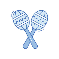 Maracas vector icon