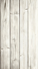 Naklejka premium Whitewashed Wooden Plank Background Texture, Rustic, Weathered, Vertical Wood Paneling for Design Projects