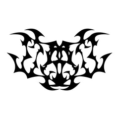 Stylized Cybersigil Floral Illustration