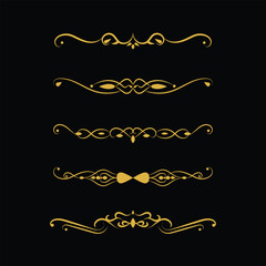 Vintage Ornamental Frames and Borders – Retro Ornate Design Set
