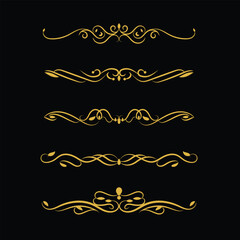 Vintage Ornamental Frames and Borders – Retro Ornate Design Set
