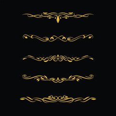 Vintage Ornamental Frames and Borders &ndash; Retro Ornate Design Set
