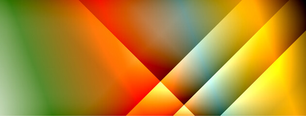 Colorful gradient with lines made of shadow and light. Creative background