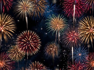 beautiful fireworks background. elegant background