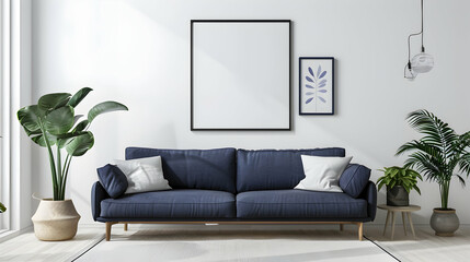 Fototapeta premium Modern style interior design 3d illustration